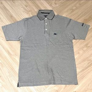 Vintage Burberry polo logo embroidered